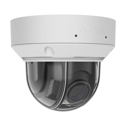 IP-видеокамера 8Mp Ajax DomeCam HLVF (8 Mp) White f=2.8-12mm, ИК+LED-подсветка, с микрофоном