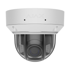 IP-видеокамера 8Mp Ajax DomeCam HLVF (8 Mp) White f=2.8-12mm, ИК+LED-подсветка, с микрофоном