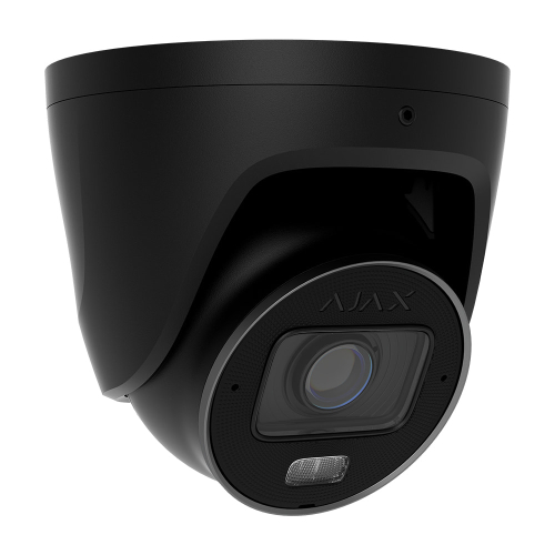 IP-видеокамера 5Mp Ajax TurretCam HLVF (5 Mp) Black f=2.8-12mm, ИК+LED-подсветка, с микрофоном