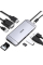 USB-C хаб 9-в-1 Choetech M15 HDMI 4K@30Hz, VGA, 3 USB3.0, RJ45, USB-C PD, SD-card, TF-card
