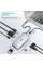 USB-C хаб 9-в-1 Choetech M15 HDMI 4K@30Hz, VGA, 3 USB3.0, RJ45, USB-C PD, SD-card, TF-card