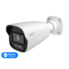 IP-відеокамера 4Mp TVT TD-9442C4-A-PA(PE/AW3) White f=2.8mm, ІЧ+LED-підсвічування, з мікрофоном