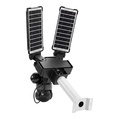 IP PTZ-відеокамера автономна з WiFi, прожектором та сонячною панеллю 3Mp+3Mp+3Mp Light Vision VLC-1223WIL/3C (Lamp+Solar) f=4mm, на акумуляторних батареях