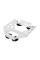 Кронштейн на магнітах E-NET SMM-02 White на дах автомобіля для Starlink Mini