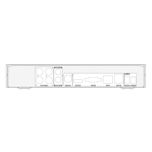 MHD-відеореєстратор 4-канальний 5Mp TVT TD-2104NS-HC-H