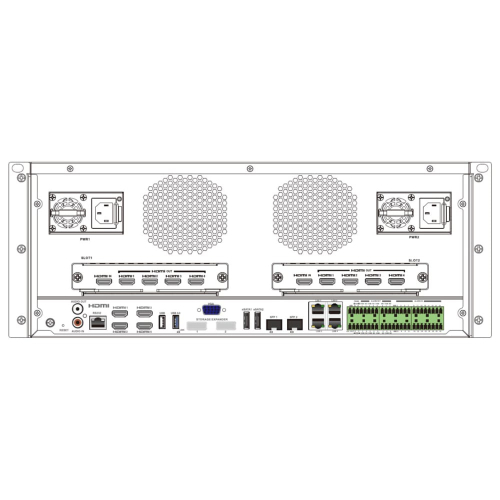 IP-відеореєстратор 256-канальний 16Mp TVT TD-35256H24-A3H з декодером