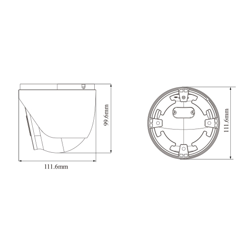 IP-відеокамера 8Mp TVT TD-9585E3B (D/AZ/PE/AR3) f=2.8-12mm з мікрофоном