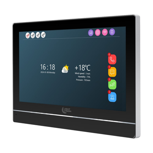 Видеодомофон 7" WiFi Tuya Light Vision MADRID FHD Black