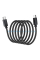 Кабель Choetech ХСС-1052 Black USB-C to USB-C Magnetic PD3.1 240W 1.2m
