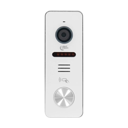 Комплект відеодомофона Light Vision: відеодомофон 7" AMSTERDAM FHD Black та відеопанель 2Mp White