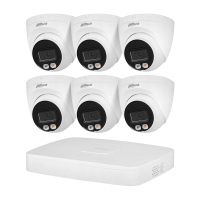 Комплект відеонагляду на 6 камер Dahua XVR-Video Kit 6x4Mp (T): 6 купольних 4Mp IP-відеокамер + 5Mp XVR-відеореєстратор 4+2 IP канали