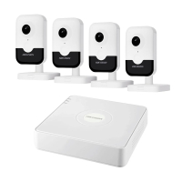 Комплект IP-видеонаблюдения на 4 камеры Hikvision IP-Video Kit 4x4Mp (C) Mic WiFi: 4 внутренние 4Mp Wi-Fi видеокамеры + 4-канальный 6Mp видеорегистратор