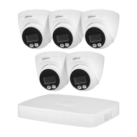 Комплект видеонаблюдения на 5 камер Dahua XVR-Video Kit 5x4Mp (T): 5 купольных 4Mp IP-видеокамер + 5Mp XVR-видеорегистратор 4+2 IP канала
