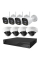 Комплект IP-відеонагляду на 8 камер TVT IP-Video Kit 8x5Mp (D/B) WiFi: 4 циліндричні 5Mp WiFi відеокамери + 4 купольні 5Mp WiFi відеокамери + 8-канальний 8Mp відеореєстратор