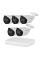 Комплект видеонаблюдения на 5 камер Dahua XVR-Video Kit 5x4Mp (B): 5 цилиндрических 4Mp IP-видеокамер + 5Mp XVR-видеорегистратор 4+2 IP канала