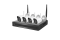 Комплект IP-відеонагляду з WiFi на 4 камери TVT TD-P0804W1-001: 4 циліндричні 4Mp WiFi IP-відеокамери + 8-канальний 8Mp WiFi IP-відеореєстратор