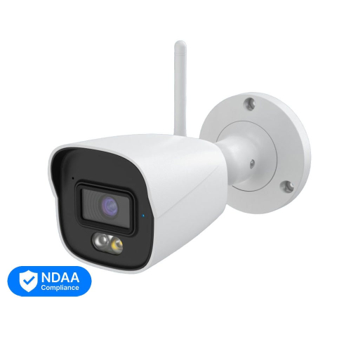 Комплект IP-видеонаблюдения с WiFi на 4 камеры TVT TD-P0804W1-001: 4 цилиндрические 4Mp WiFi IP-видеокамеры + 8-канальный 8Mp WiFi IP-видеорегистратор