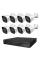 Комплект IP-відеонагляду на 8 камер TVT IP-Video Kit 8x4Mp (B) PoE: 8 циліндричних 4Mp відеокамер + 8-канальний 6Mp відеореєстратор