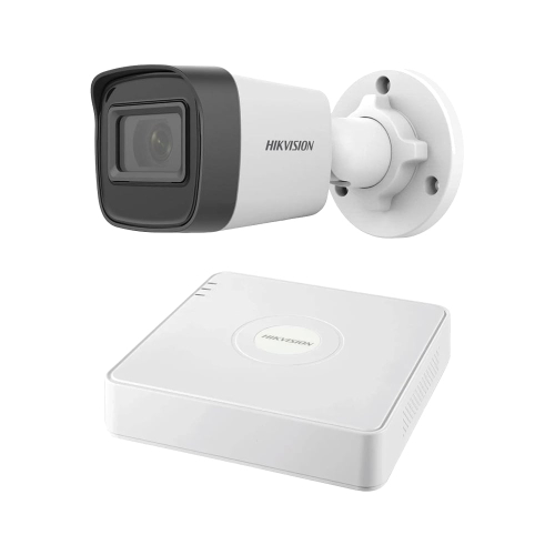 Комплект IP-видеонаблюдения на 1 камеру Hikvision IP-Video Kit 1x2Mp (B): 1 цилиндрическая 2Mp видеокамера + 4-канальный 6Mp видеорегистратор