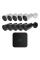 Комплект IP-видеонаблюдения на 10 камер Ajax IP-Video Kit 10x5Mp/2.8mm (BW/BB): 10 цилиндрических 5Mp видеокамер + 16-канальный 8Mp видеорегистратор