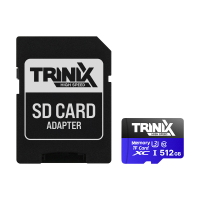 Карта памяти Trinix 512GB miсroSDXC с SD-адаптером U3 V30 A1