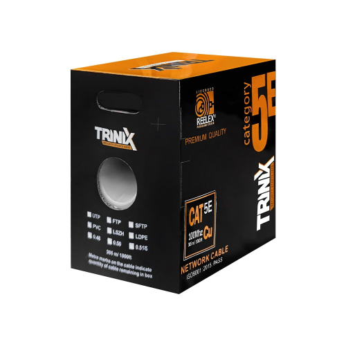Кабель вита пара FTP CAT5E CU 0.51 PVC Indoor Trinix 305m