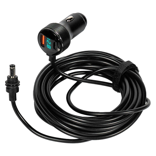 Кабель живлення для Starlink Mini E-NET автомобільний прикурювач/DC з USB Type-C та LED 3м