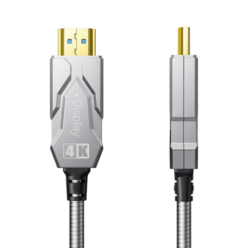 Кабель оптический армований HDMI 2.0 60m Dtech DT-HF2060K