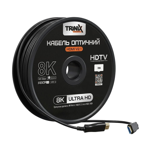 Кабель HDMI V2.1 оптичний 30м Trinix (AOC-HDMI8k-30m)