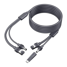 Кабель живлення та передачі даних 2 в 1 DC+Ethernet для Starlink Mini з перехідником Type-C 23м