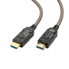 Кабель оптичний армований HDMI 2.1 50m Dtech DT-HF8050BK
