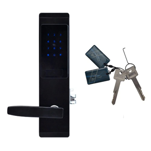 Замок електромеханічний автономний Trinix TRL-5102BT Black Right з Bluetooth і зчитувачем Mifare