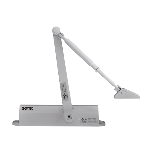 Дверний доводчик Dortec DT-83H White з фіксацією дверей у відчиненому положенні
