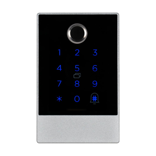 Клавіатура з Bluetooth, з контролером, зчитувачем відбитків пальців та карт Mifare Trinix TRK-1106BTFW
