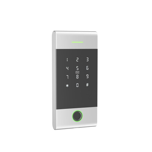 Клавиатура с Bluetooth, с контроллером, считывателем отпечатков пальцев и карт Mifare Trinix TRK-1206BTFW Silver