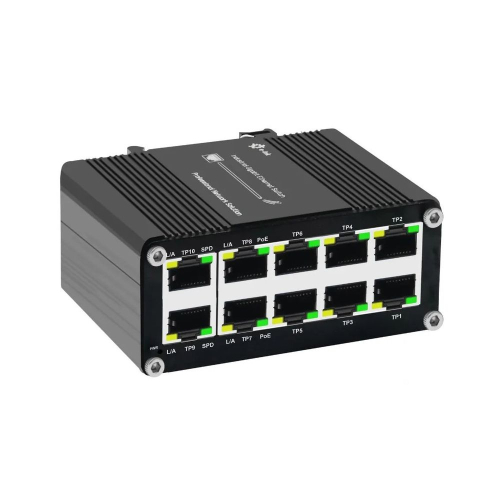 PoE-комутатор 10-портовий E-LINK LNK-IMC010GP з 8 портами PoE