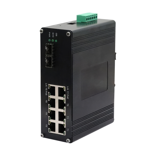 PoE-комутатор 14-портовий керований L2+ E-LINK ETH-IMC2408MP гігабітний з 8 портами PoE, 240W