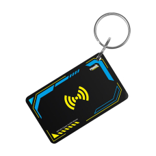 Ключ-брелок EM-Marine+Mifare Trinix Proximity-key EM+MF epoxy прямокутний 30*50 мм жовто-блакитний