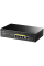 PoE-комутатор 6-портовий некерований Cudy GS1005PTS1 4 порти PoE+ SFP-порт гігабітний 120W