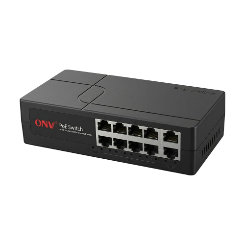 PoE-комутатор некерований 10-портовий ONV ONV-H1108PGBES з 8 портами PoE