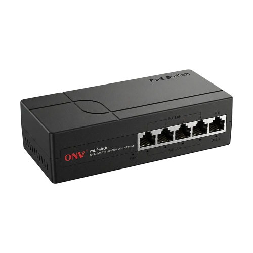 PoE-комутатор некерований 5-портовий ONV ONV-H3054PEBS 4 портами PoE