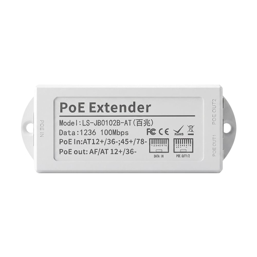 PoE-расширитель NVC-POE 2/100 AF/AT/BT