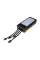 Повербанк 20000mAh Power Bank Kraft KPB-1120L Black LED-ліхтар