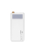 Повербанк 50000mAh Power Bank Kraft KPB-2350FCL White 22.5W QC3.0 LED-ліхтар