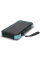 Повербанк з сонячною панеллю 20000mAh Power Bank Kraft TPB-1820SLP Blue бездротова зарядка 18W QC2.0 LED-ліхтар