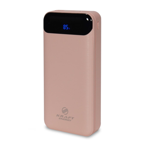 Повербанк 20000mAh Power Bank Kraft TPB-2020 Pink 22.5W QC3.0