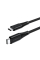 Кабель Choetech ХСС-1051 Black USB-C to USB-C Magnetic PD3.1 240W 1.8m