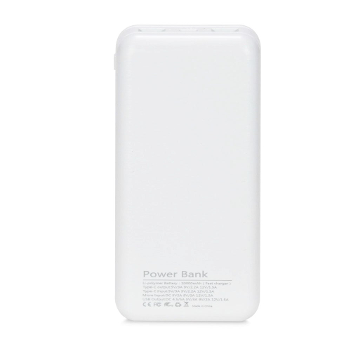 Повербанк 20000mAh Power Bank Kraft TPB-2020 White 22.5W QC3.0