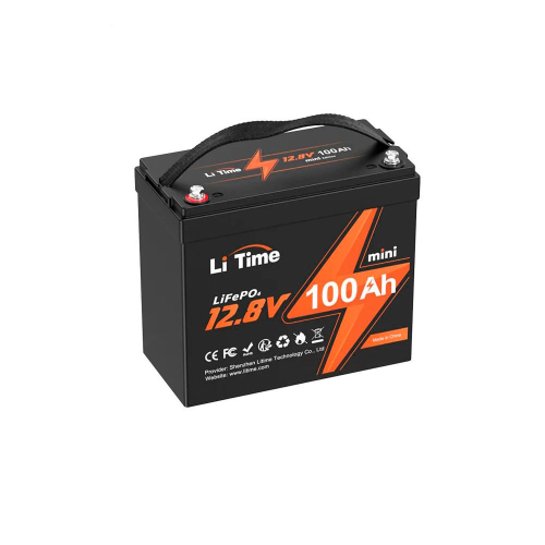 Комплект резервного питание 1000W 1280Wh: инвертор з функцией ДБЖ Kraft KRF-AVR1200VA/1KW-12V + аккумуляторная батарея LiFePO4 12.8V 100Ah LiTime Mini L12V100-100-MINI-16-A60