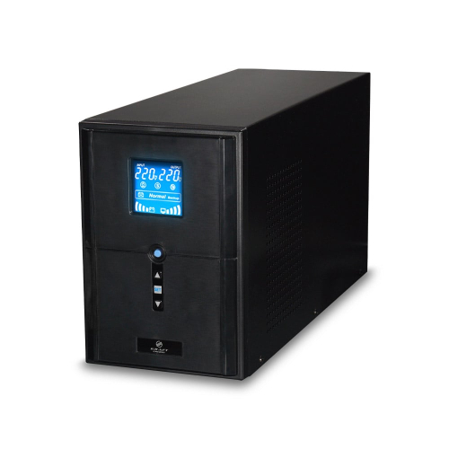 Комплект резервного живлення Kraft PSW2000VA/1600W(LCD)24V UPS + гелева батарея 2540 Вт*г